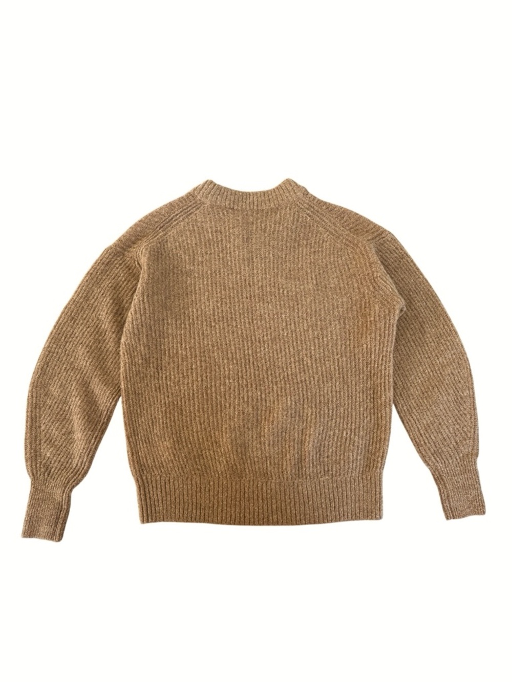 Everlane Alpaca Cocoon Crew Sweater Brown Cozy Minimalist Size XS - Picture 12 of 15